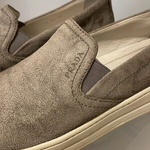 Prada Suede Loafers - Size 36.5